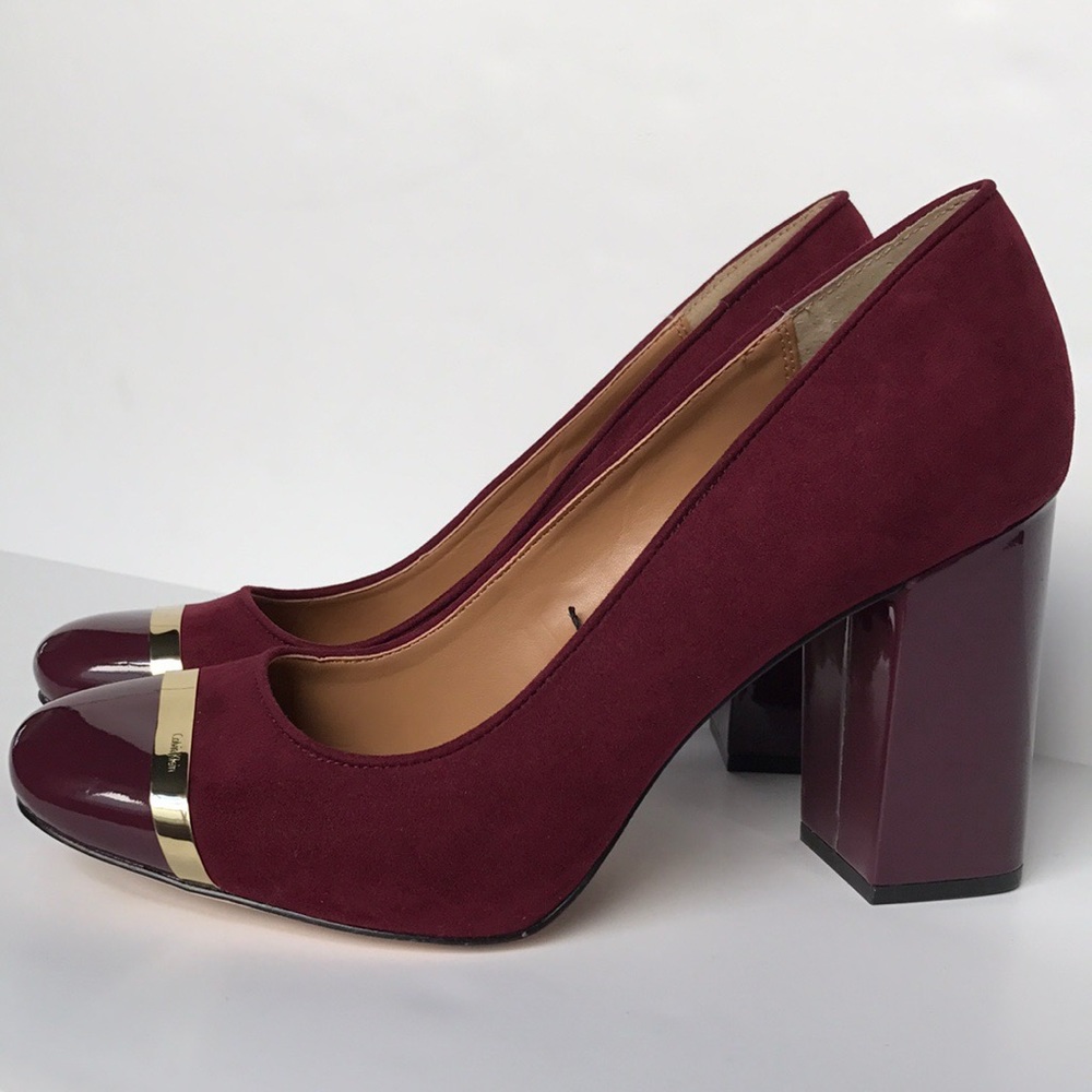 Calvin Klein Block Heel Pumps